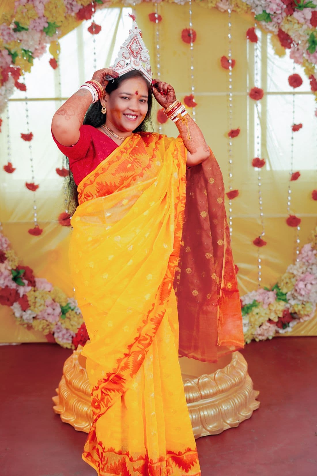 Neelam Bel — Georgette saree